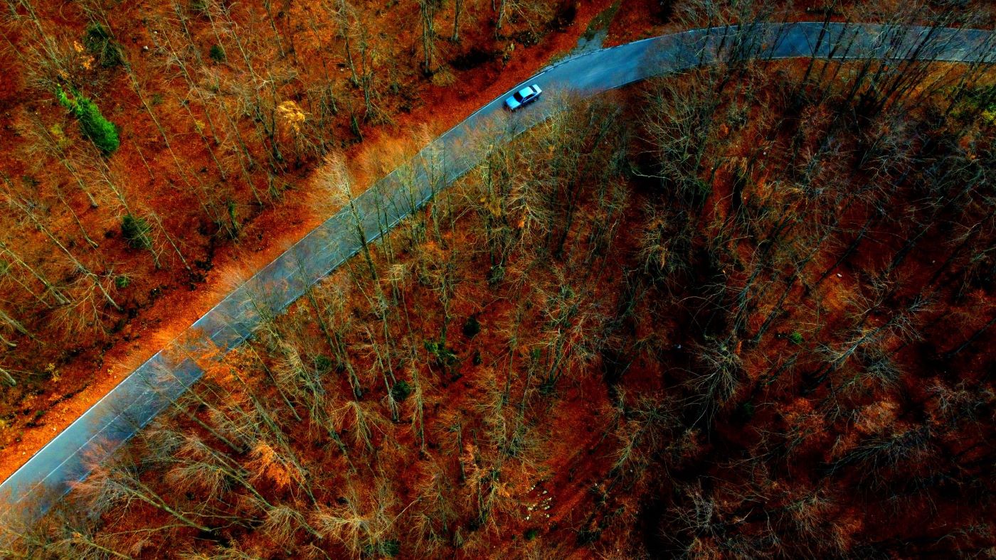 balkandestination sharrimountains road outmn red view kosovo